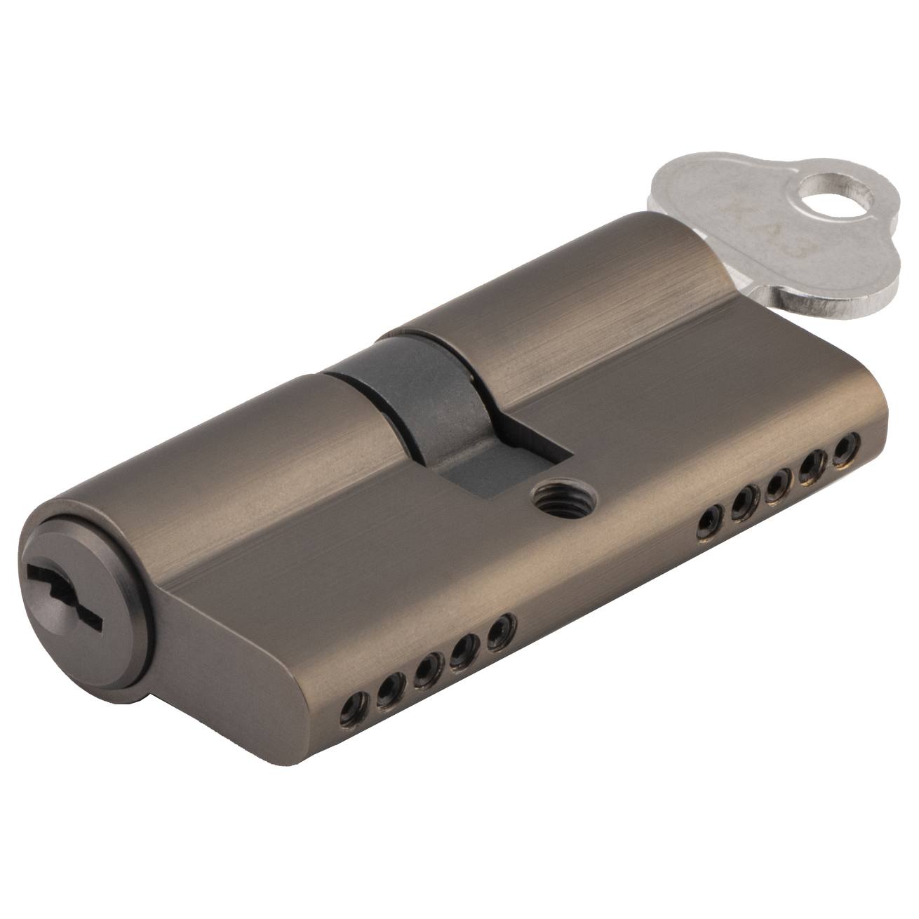 Euro Cylinder Dual Function 5 Pin 65mm, Signature Brass