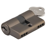 Euro Cylinder Key/Key 3 Pin Antique Brass, Signature Brass