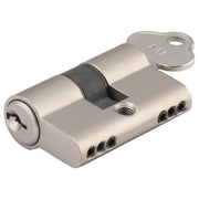 Euro Cylinder Key/Key 3 Pin Satin Nickel