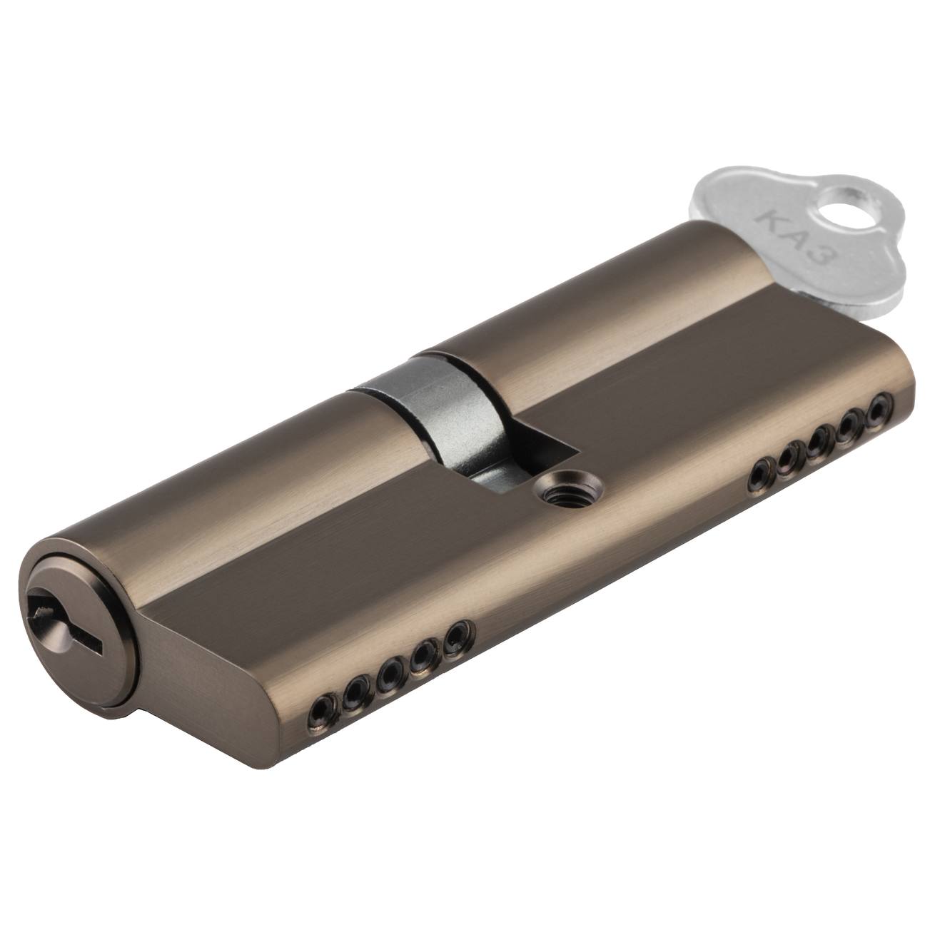 Euro Cylinder Dual Function 5 Pin 80mm, Signature Brass