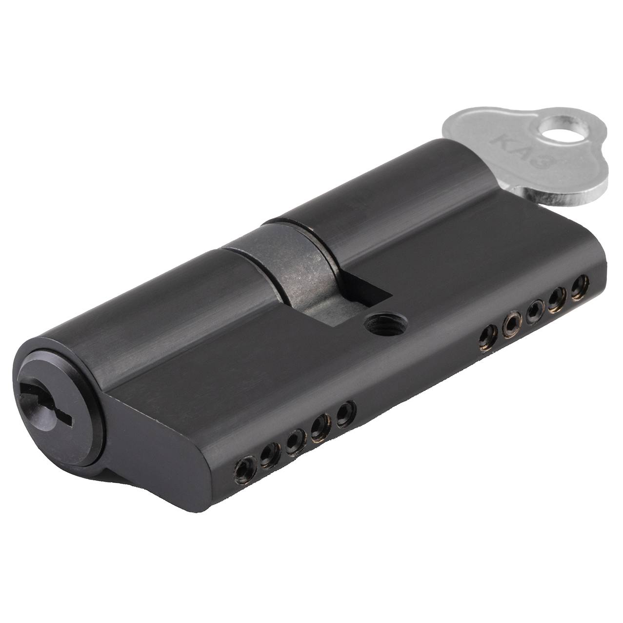 Euro Cylinder Dual Function 5 Pin 80mm, Matte Black