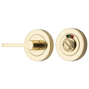 Accessibility Privacy Turn with Indicator Round Polished Brass
