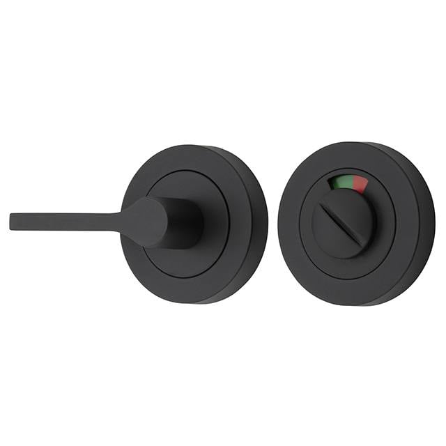 Accessibility Privacy Turn with Indicator Round Matt Black