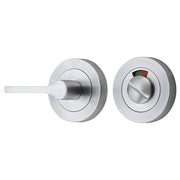Accessibility Privacy Turn with Indicator Round Brushed Chrome