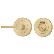 Accessibility Privacy Turn with Indicator Round Brushed Brass