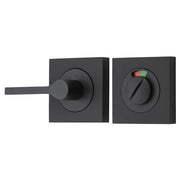 Accessibility Privacy Turn with Indicator Square Matt Black
