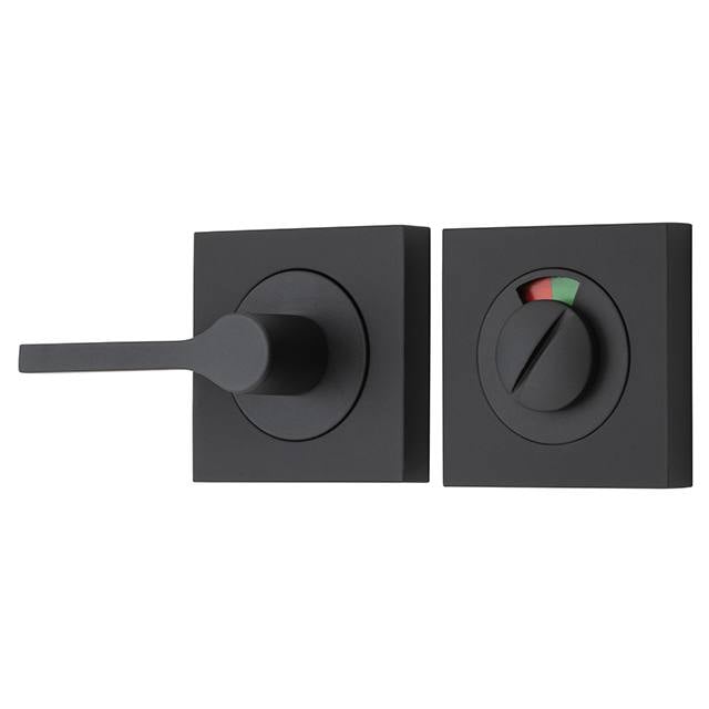 Accessibility Privacy Turn with Indicator Square Matt Black