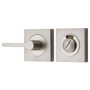 Accessibility Privacy Turn with Indicator Square Satin Nickel