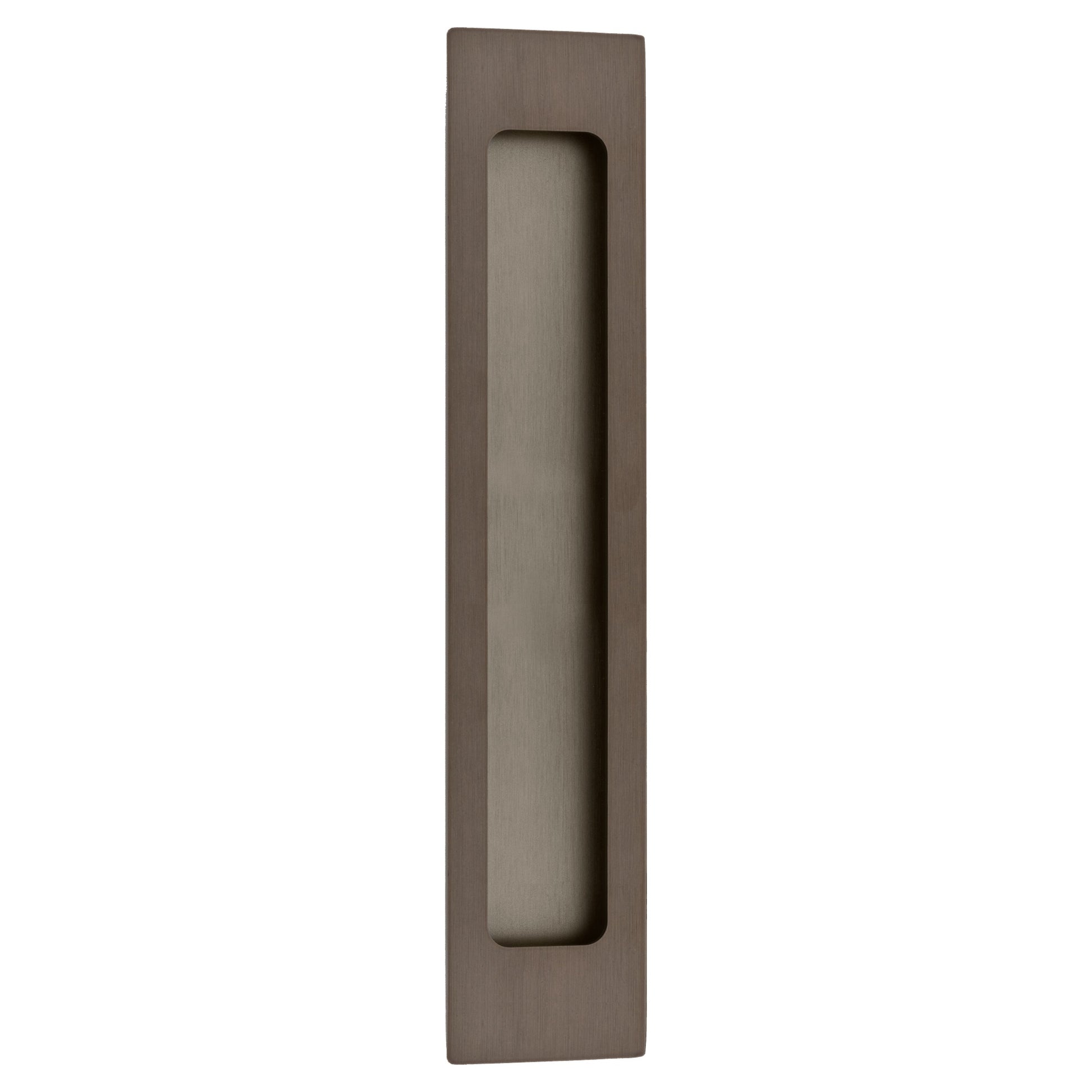 Flush Pull Rectangular H225xW45xP2.5mm, Signature Brass