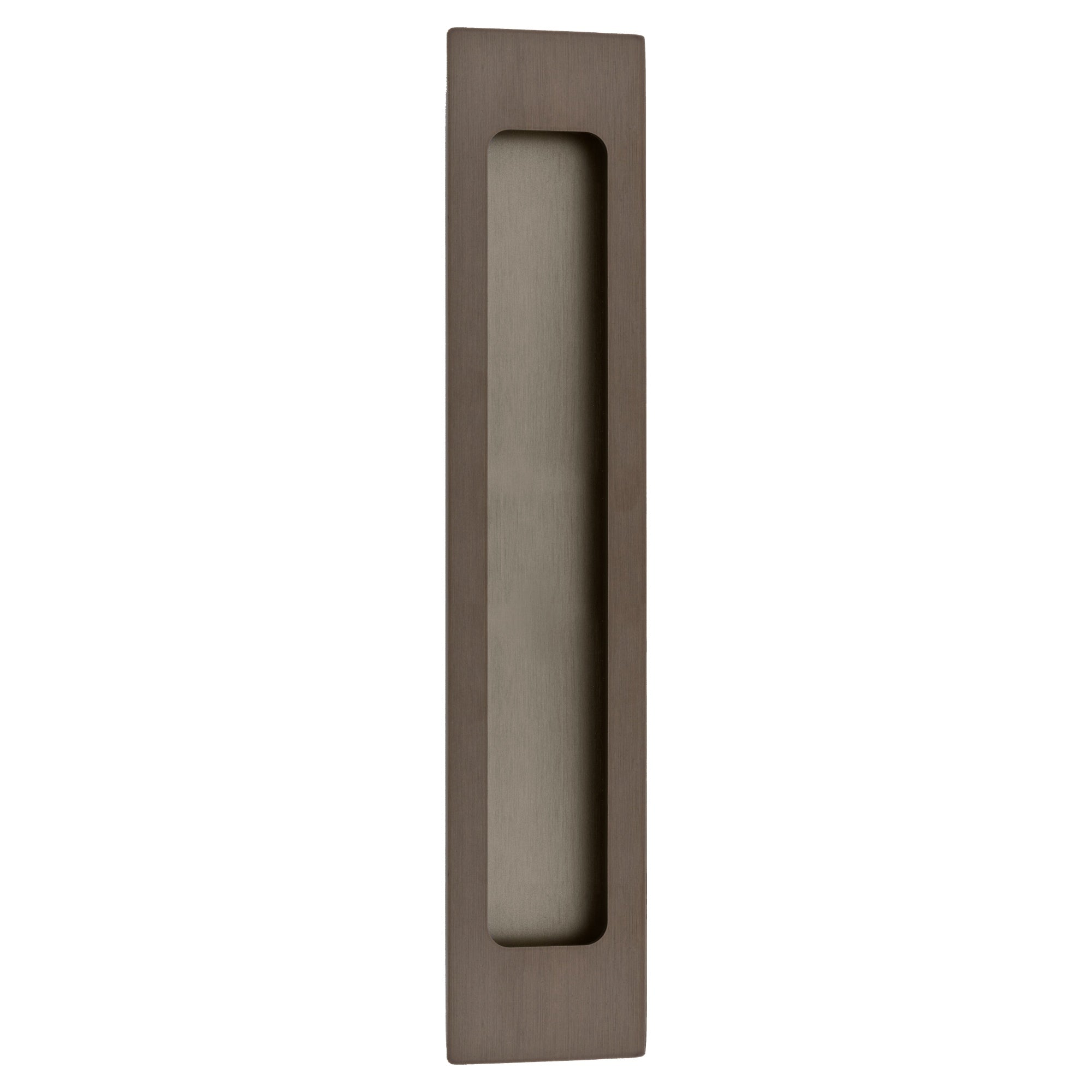 Flush Pull Rectangular H225xW45xP2.5mm, Signature Brass