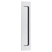 Flush Pull Rectangular H225xW45xP2.5mm, Polished Chrome