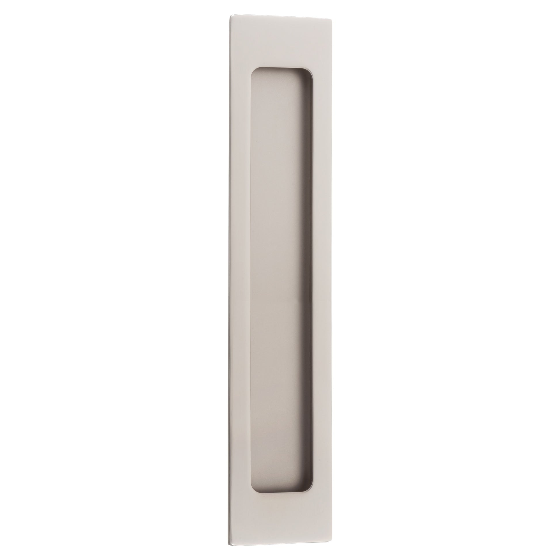 Flush Pull Rectangular H225xW45xP2.5mm, Satin Nickel