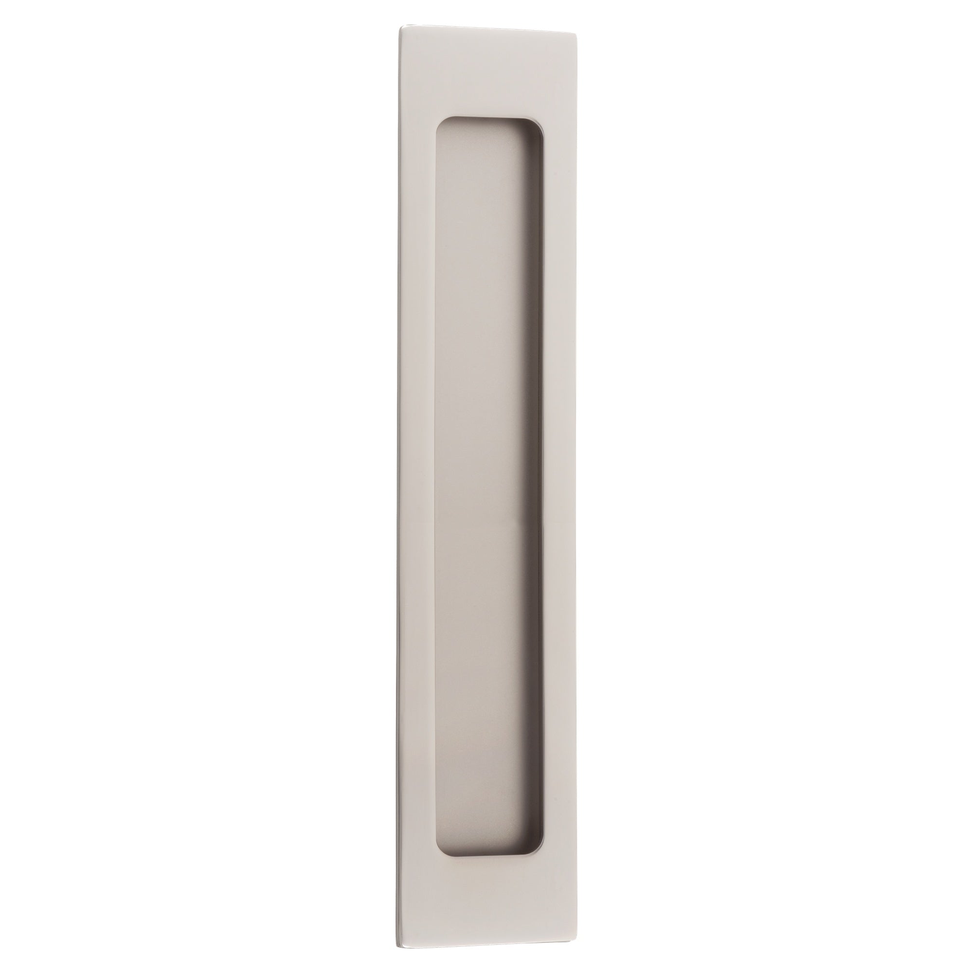 Flush Pull Rectangular H225xW45xP2.5mm, Satin Nickel