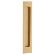 Flush Pull Rectangular Brushed Gold PVD H225xW45xP2.5mm