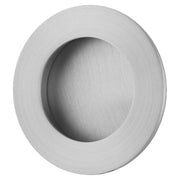 Flush Pull Round D64xP2.5mm, Brushed Chrome