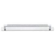 Brunswick Cabinet Pull With Backplate  Brushed Chrome Ctc256Mm