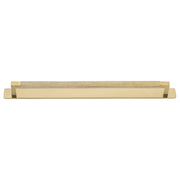 Brunswick Cabinet Pull With Backplate  Brushed Gold Pvd Ctc320Mm