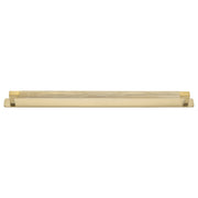 Brunswick Cabinet Pull With Backplate  Brushed Gold Pvd Ctc450Mm