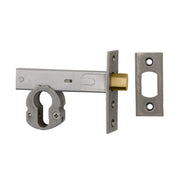 Euro Mortice Deadbolt 70mm Backset, Distressed Nickel