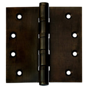 Ball Bearing Hinge Antique Brass 10x10cm, Signature Brass, Antique Brass/Signature Brass