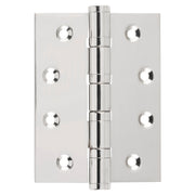 Ball Bearing Hinge 10x7.5cm, Polished Nickel