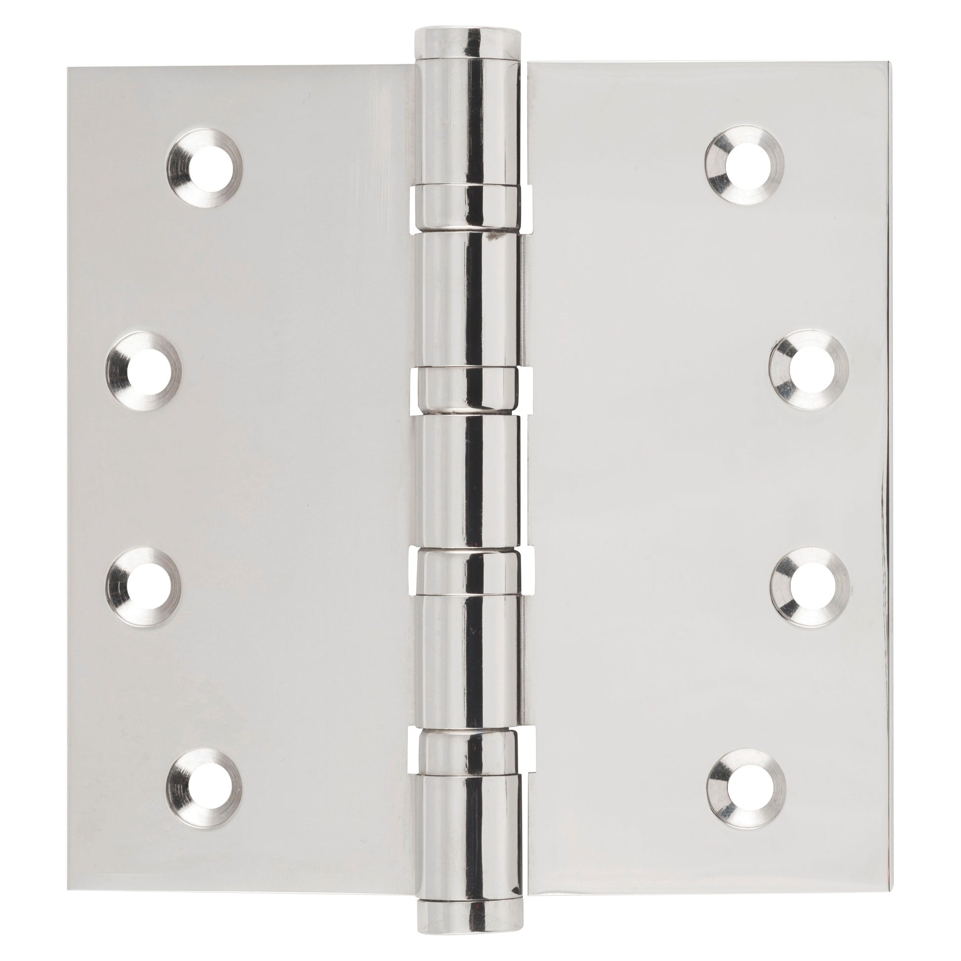 Iver Ball Bearing Hinge 10x10cm, Polished Nickel