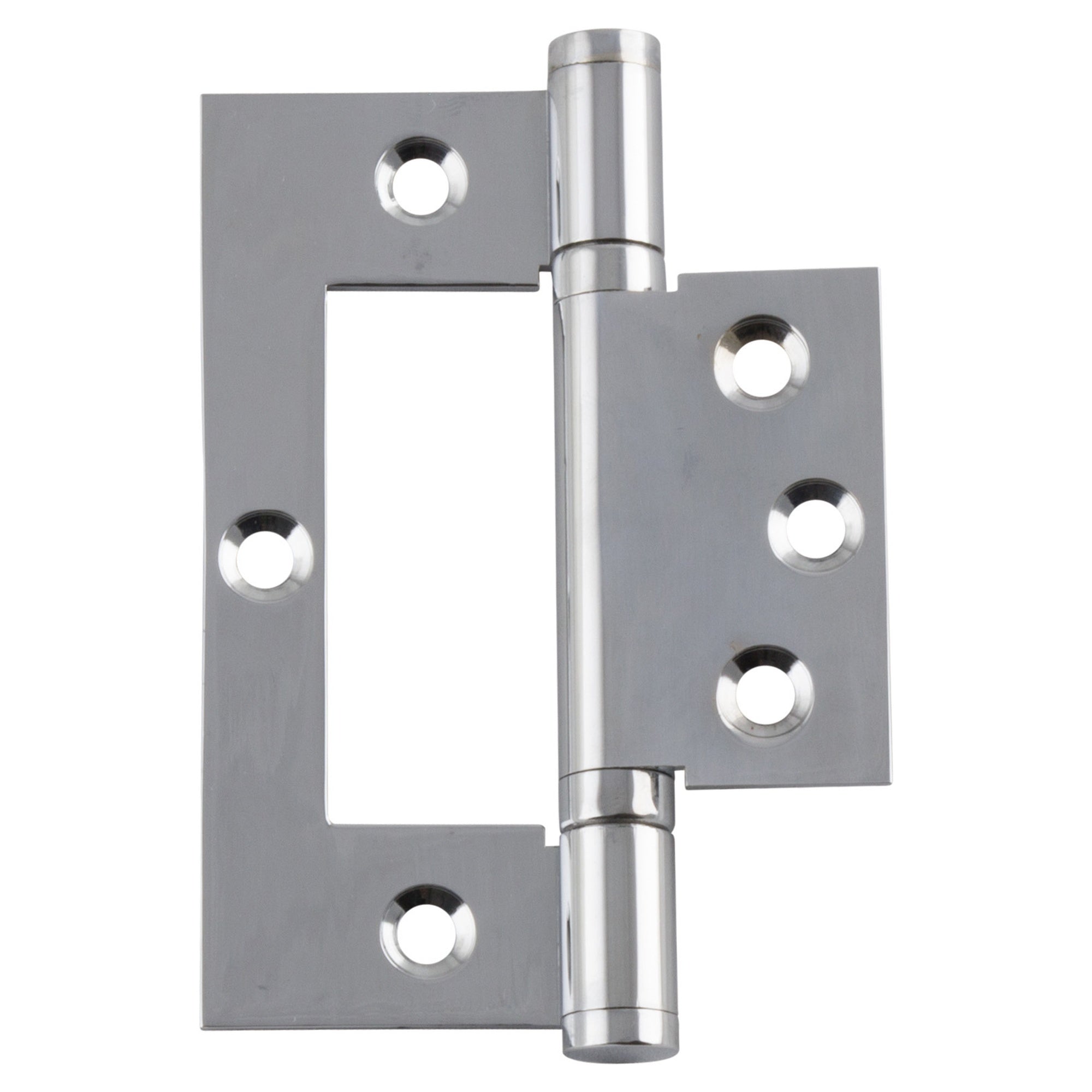 Hirline Hinge Chrome Plated, Polished Chrome, Chrome Plated/Polished Chrome