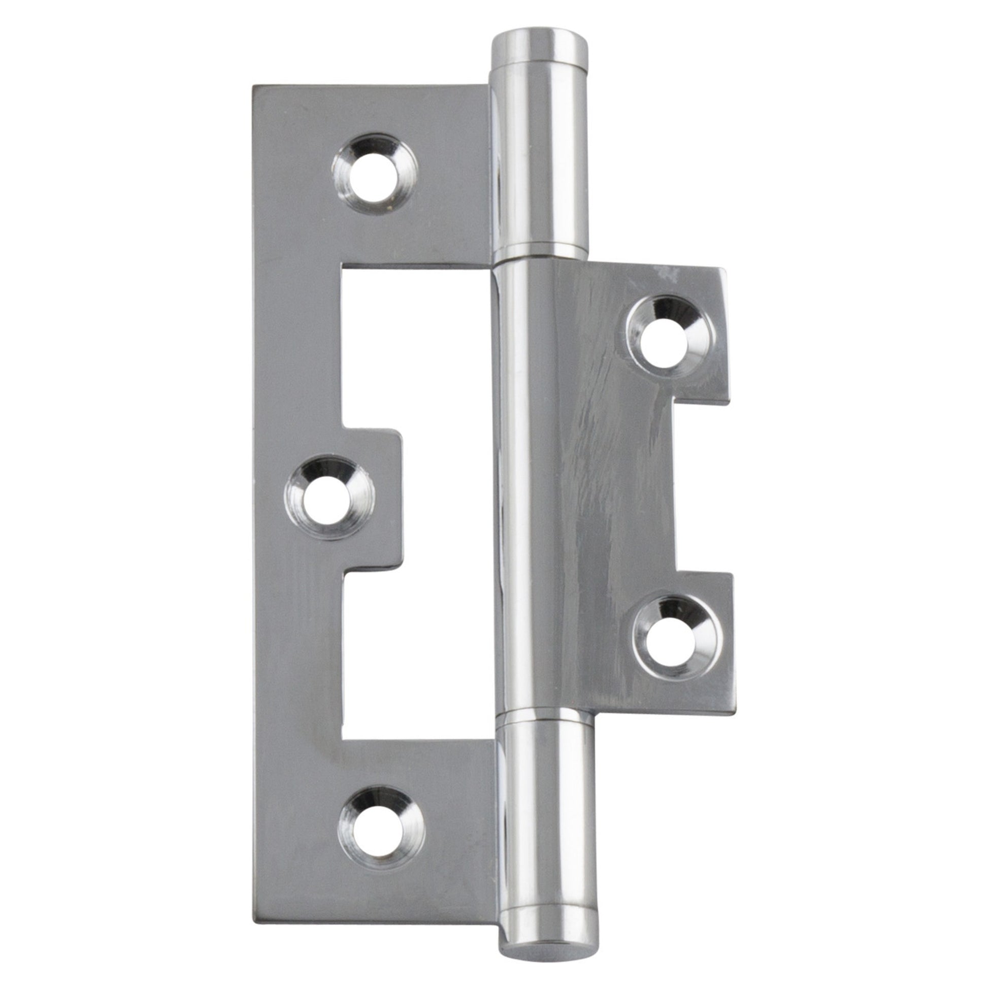 Hirline Hinge Chrome Plated, Polished Chrome, Chrome Plated/Polished Chrome