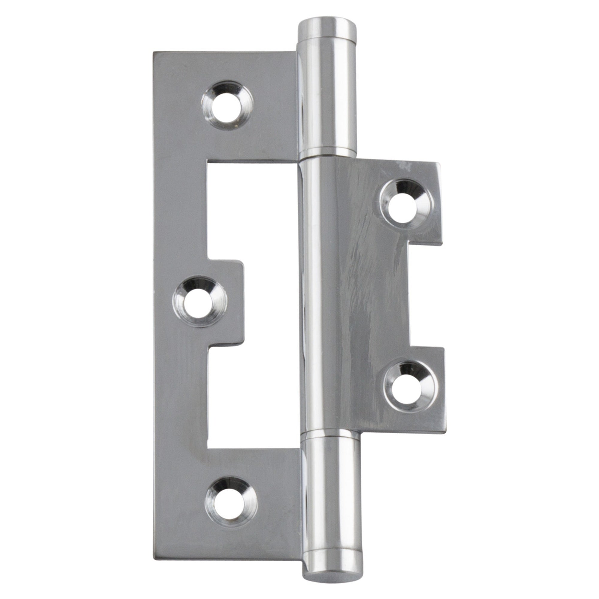 Hirline Hinge Chrome Plated, Polished Chrome, Chrome Plated/Polished Chrome
