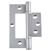 Hirline Hinge Brushed Chrome, Satin Chrome, Brushed Chrome/Satin Chrome