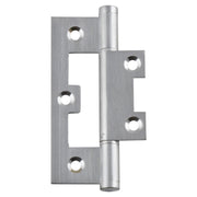 Hirline Hinge Brushed Chrome, Satin Chrome, Brushed Chrome/Satin Chrome