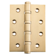 Ball Bearing Hinge Brushed Brass 10x7.5cm, Satin Brass, Brushed Brass/Satin Brass