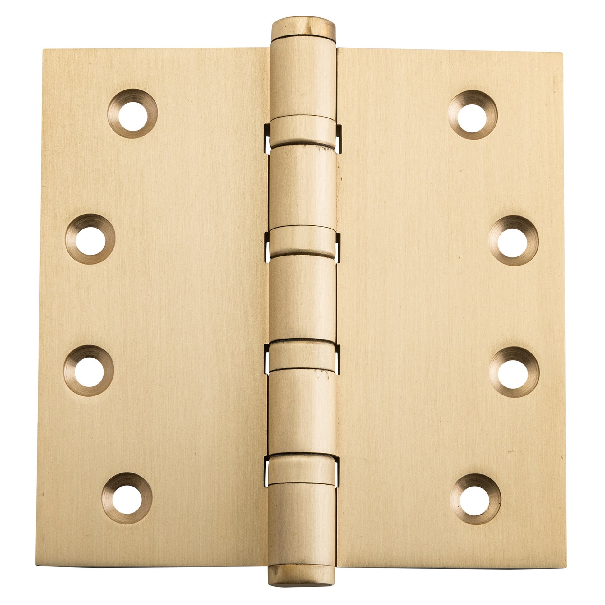 Ball Bearing Hinge Brushed Brass 10x10cm, Satin Brass, Brushed Brass/Satin Brass