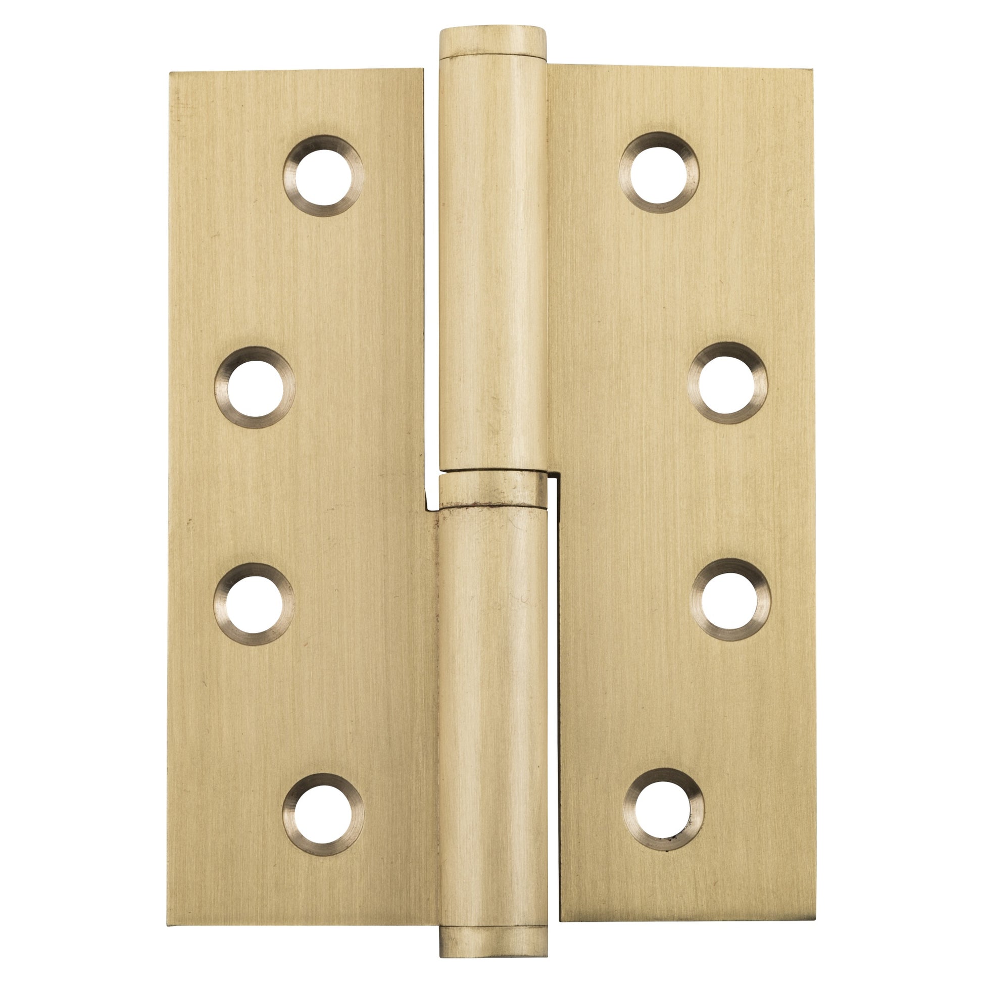 Lift Off Hinge RH Brushed Brass, Satin Brass, Brushed Brass/Satin Brass