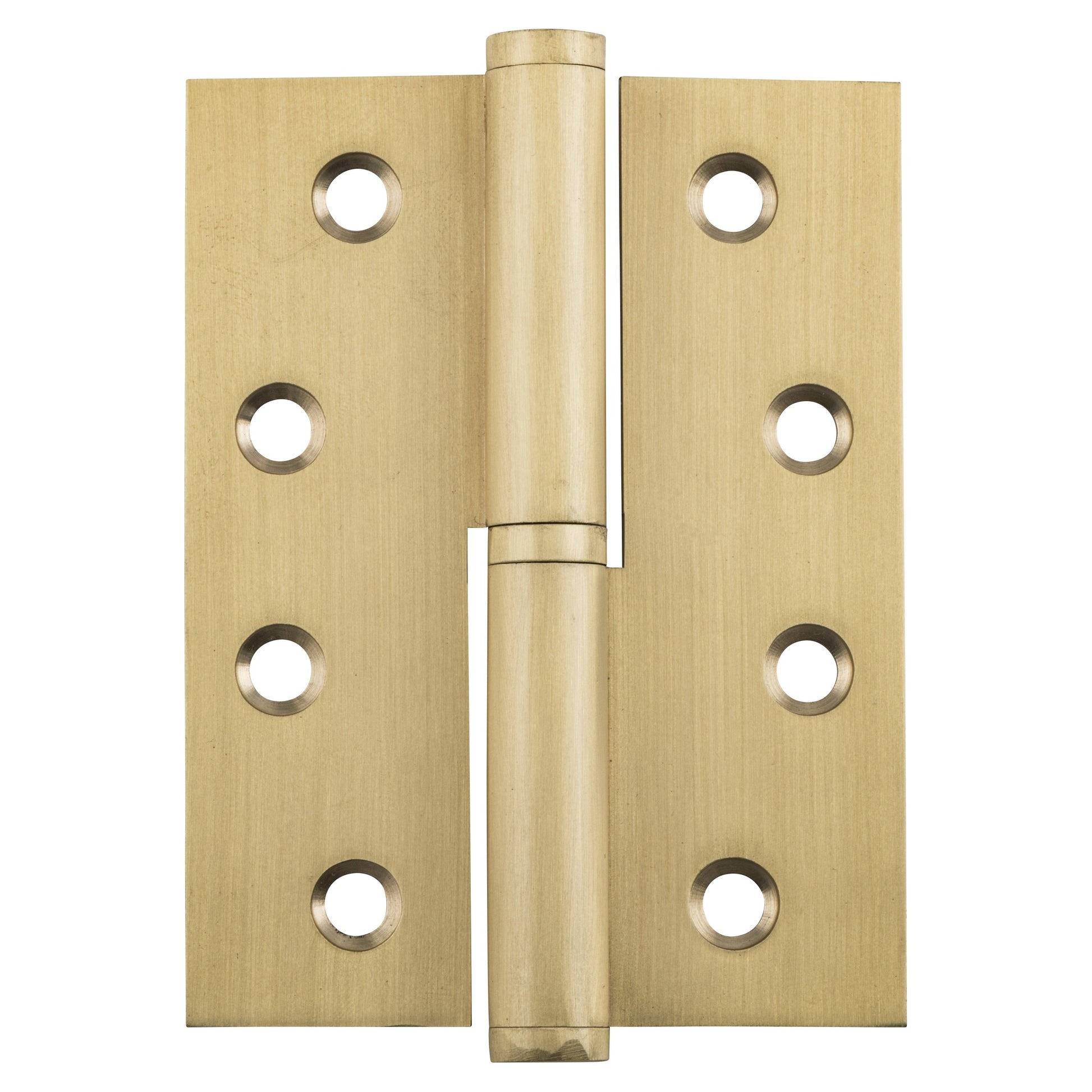 Lift Off Hinge LH Brushed Brass, Satin Brass, Brushed Brass/Satin Brass