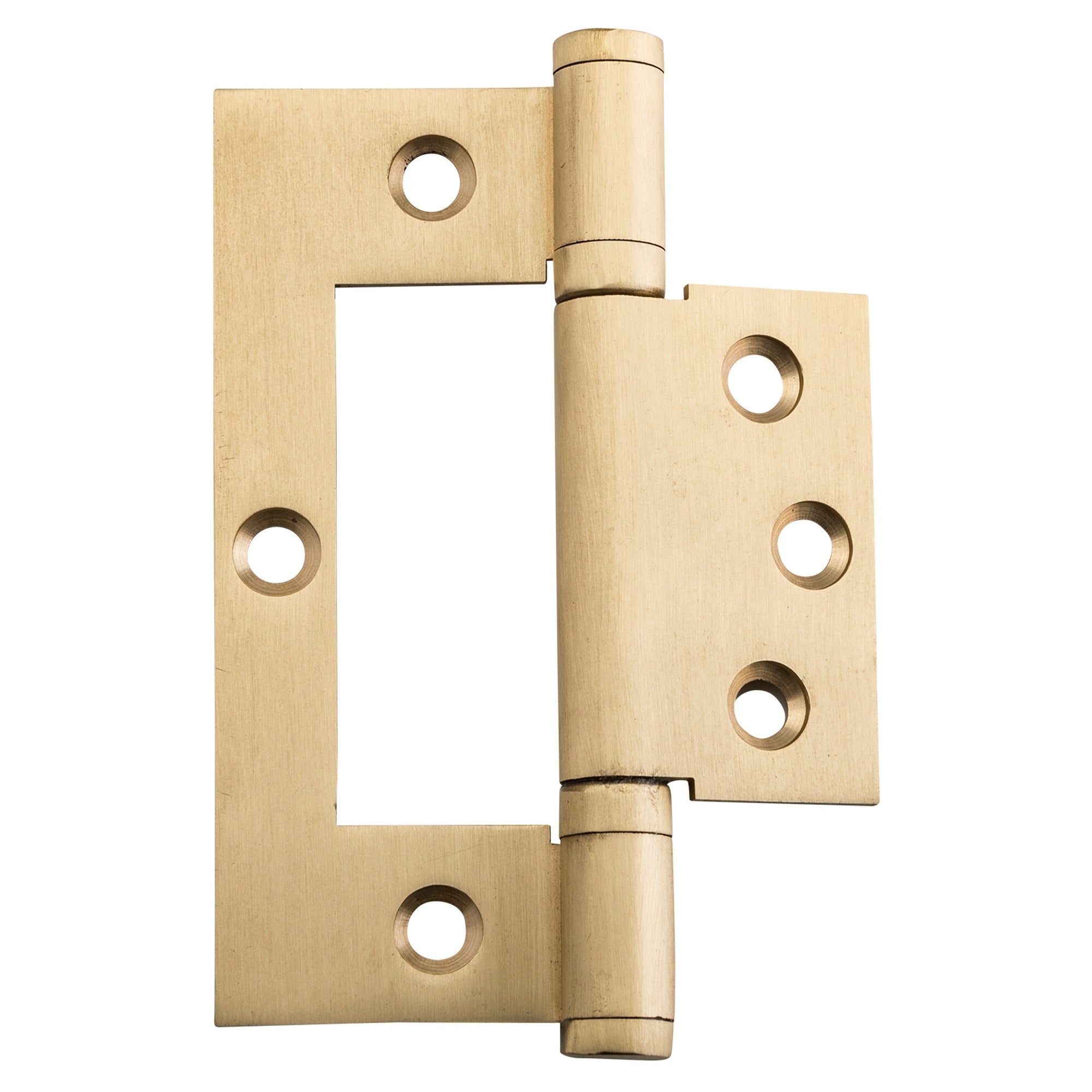 Hirline Hinge Brushed Brass, Satin Brass, Brushed Brass/Satin Brass