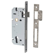 85mm Euro Lock (45mm Backset), Distressed Nickel