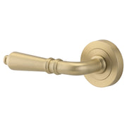Sarlat Round Rose Pair LH-O, Brushed Brass