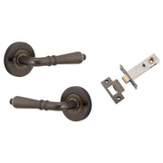 Sarlat Lever Signature Brass Round Rose (Inbuilt Privacy)