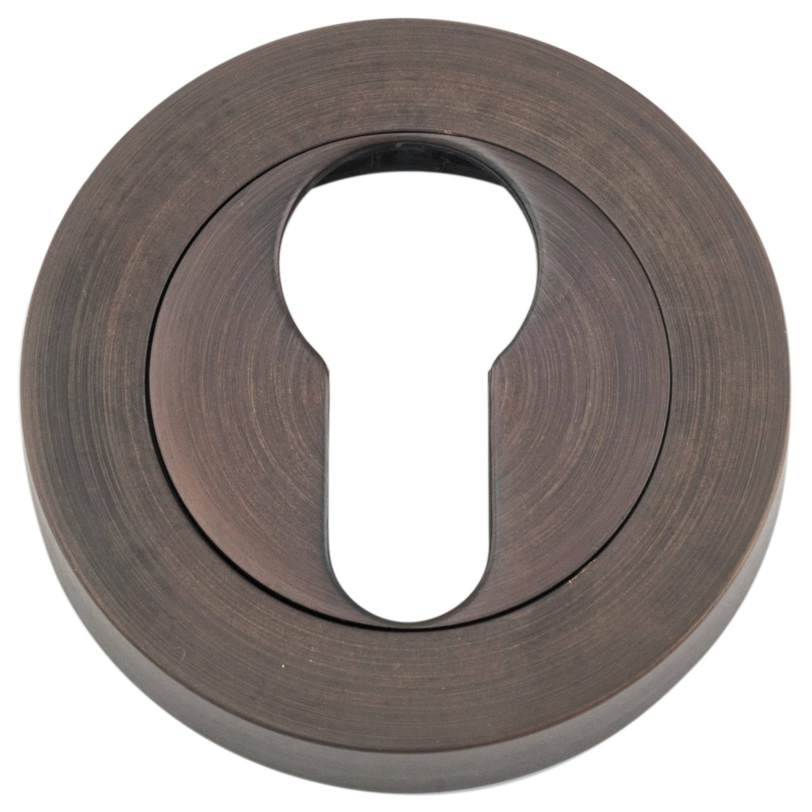52mm Concealed Euro Escutcheon (Pair), Signature Brass