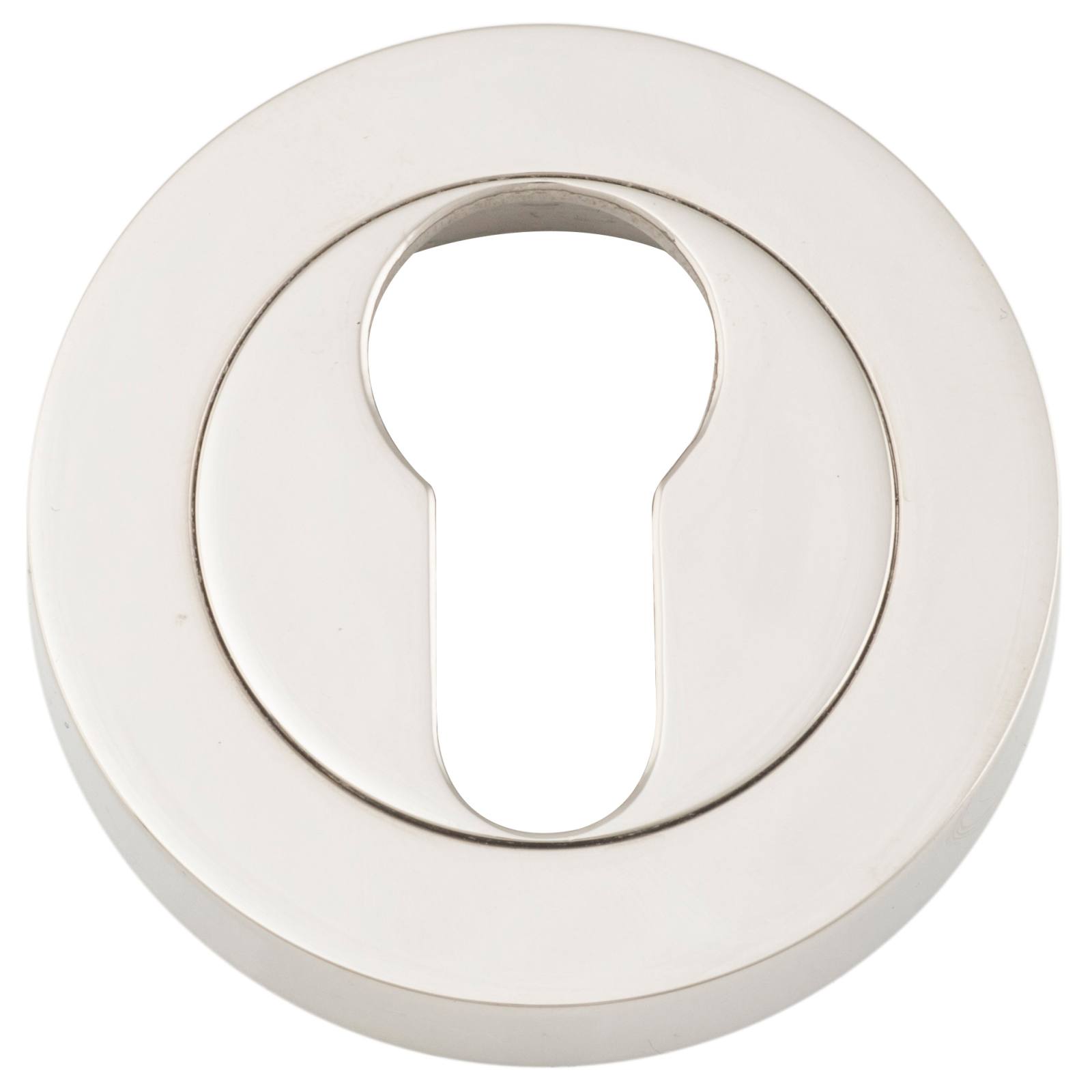 52mm Concealed Euro Escutcheon (PR), Polish Nickel