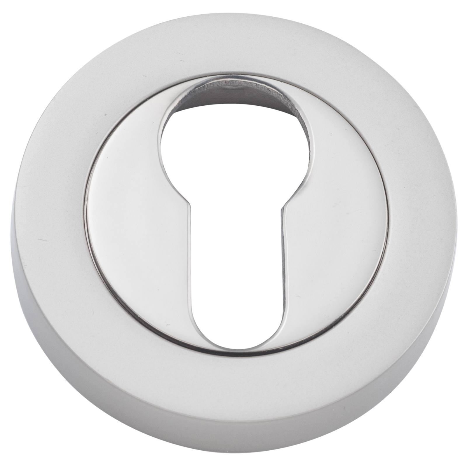 52mm Concealed Euro Escutcheon (PR), Satin Nickel