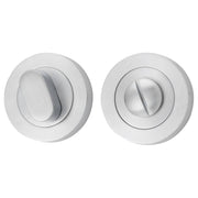 52mm Concealed Fix Privacy Turn Set, Brushed Chrome