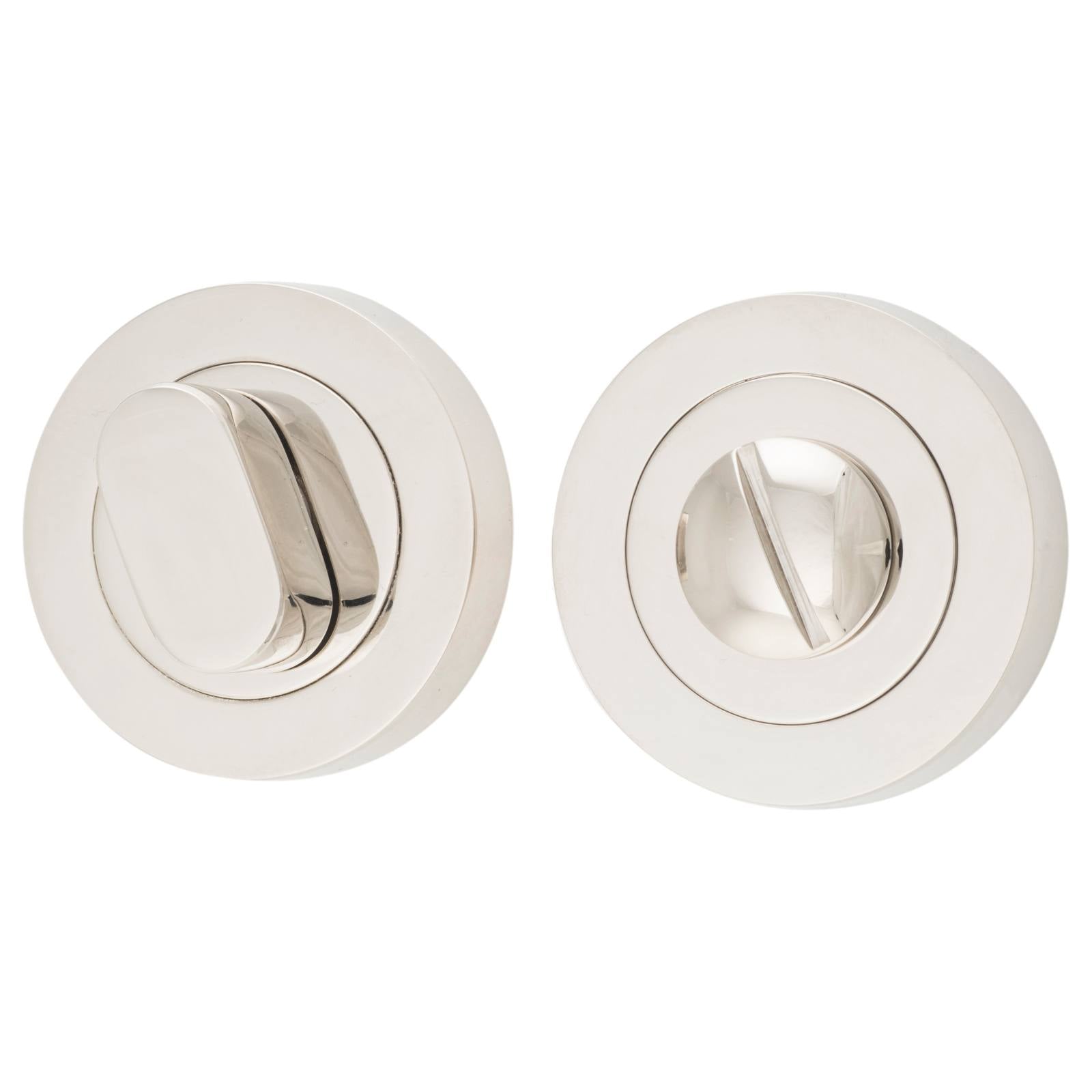 52mm Concealed Fix Privacy Turn Set, Polish Nickel