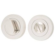 52mm Concealed Fix Privacy Turn Set, Polish Nickel