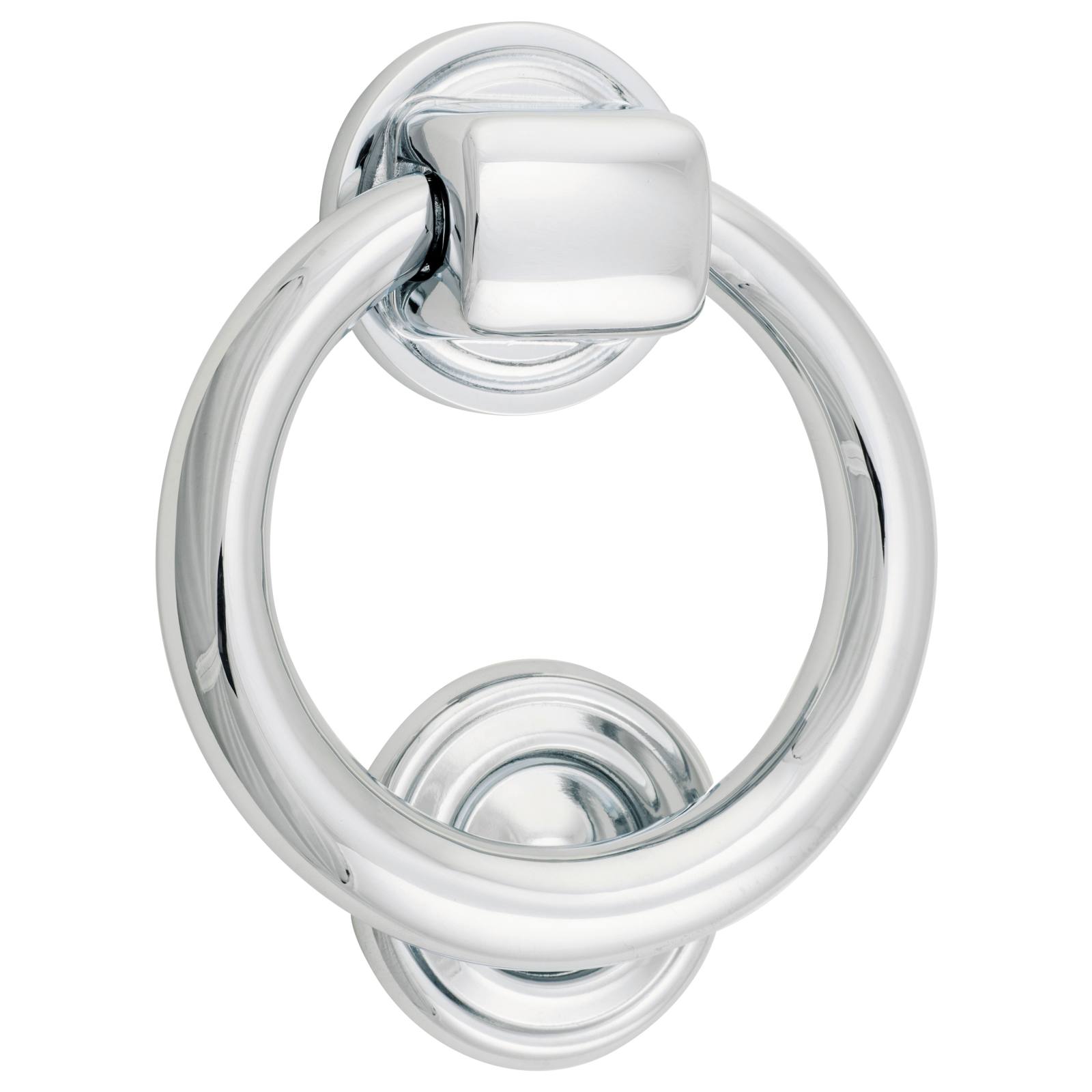 10cm Ring Door Knocker, Chrome