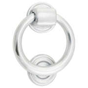 10cm Ring Door Knocker Brushed Chrome