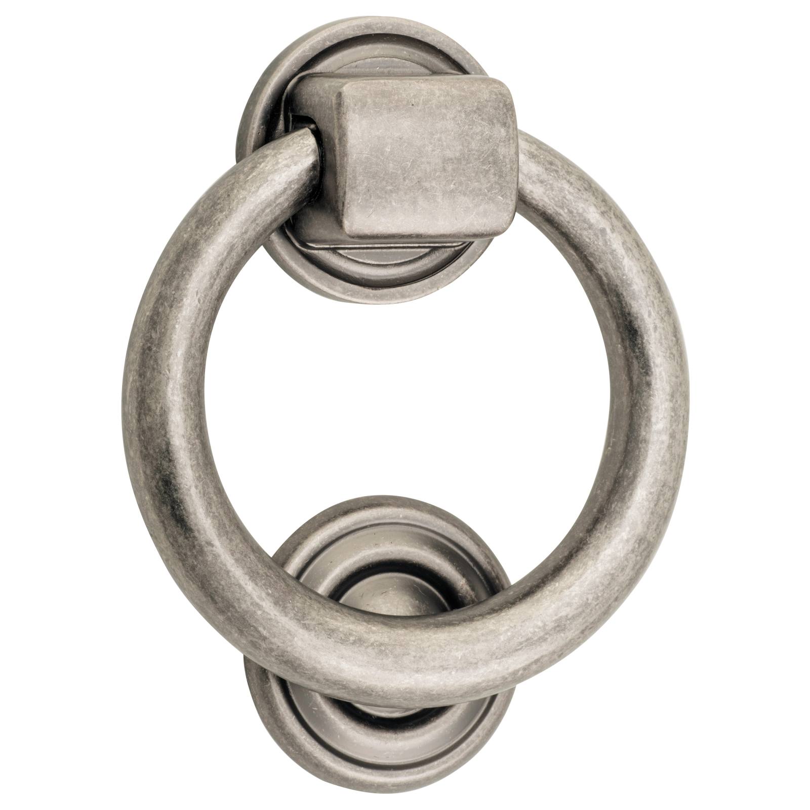 10cm Ring Door Knocker Distressed Nickel