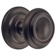 Sarlat Centre Door Knob, Signature Brass