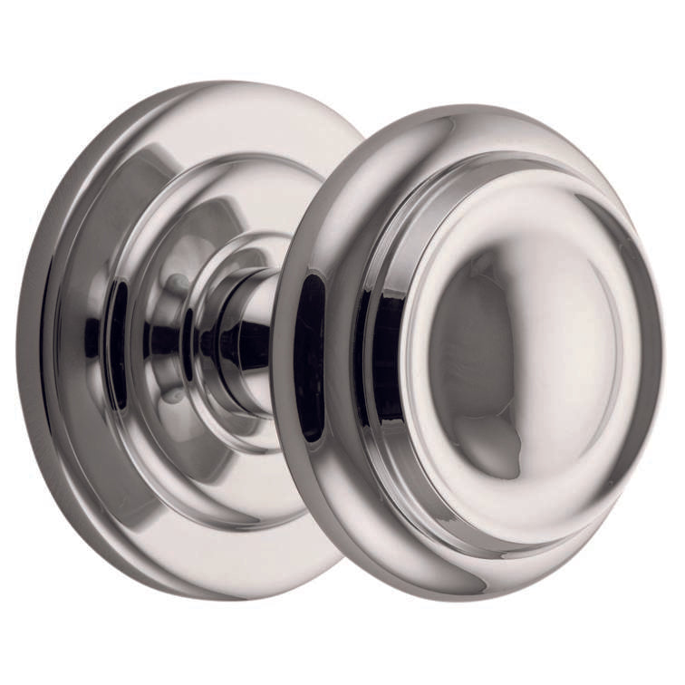 Sarlat Centre Door Knob, Chrome